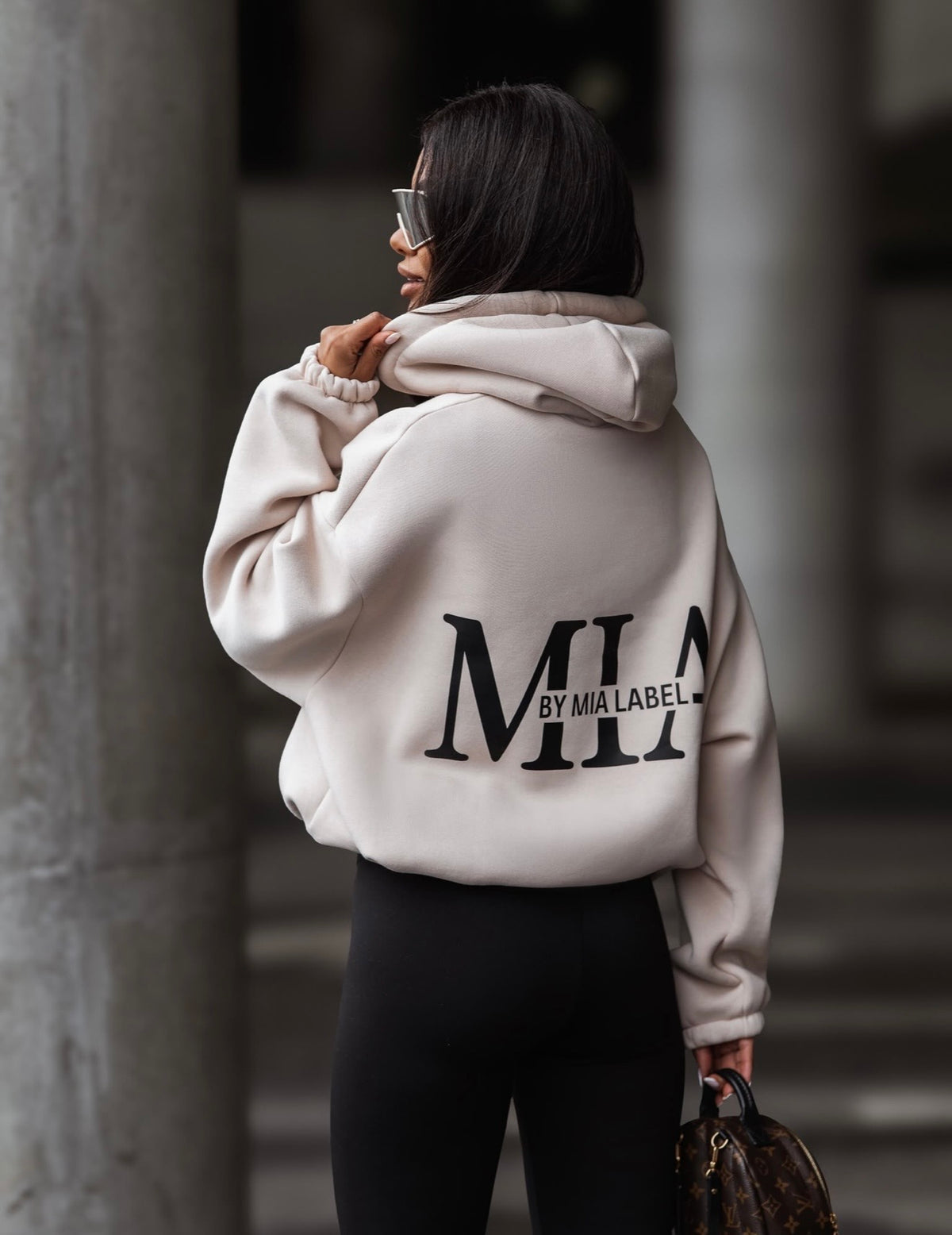 Viralowa bluza oversize MIA BY MIA LABEL – ecru